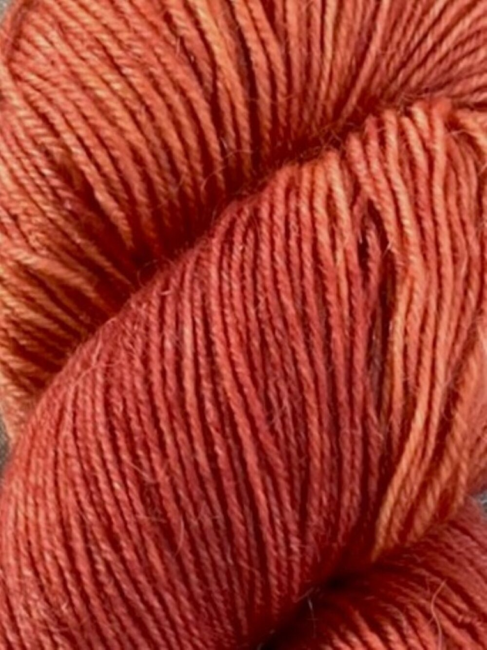 Knothouse Yarn, Diamond Sock, 438yd, "Red Rock", Mohair, Merino, unused